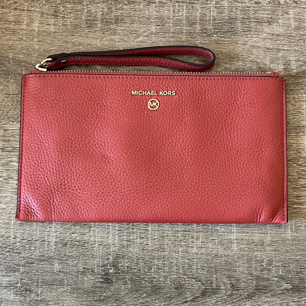 Michael Kors Red Wristlet